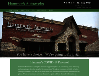 hammersautoworks.com screenshot