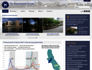hammersmithsociety.org.uk screenshot