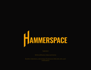 hammerspace.co.uk screenshot