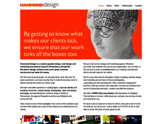 hammond-design.co.uk screenshot