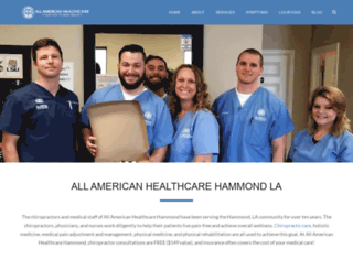 hammond.allamericanhealthcare.net screenshot