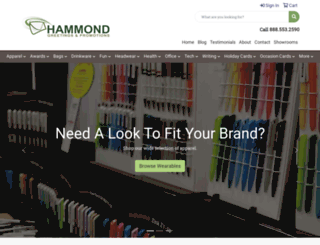 hammond.com screenshot