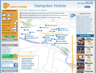 hampdenhotels.com screenshot