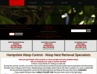 hampshire-waspcontrol.co.uk screenshot