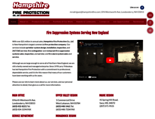 hampshirefire.com screenshot