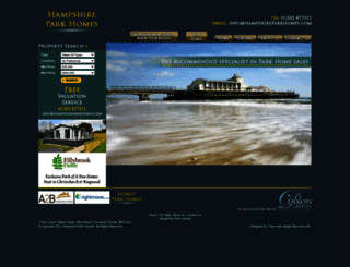 hampshireparkhomes.com screenshot