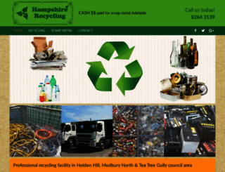 hampshirerecycling.com.au screenshot