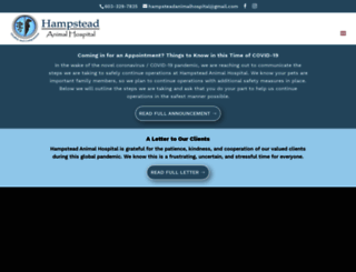 hampsteadanimalhospital.com screenshot