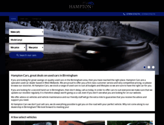 hampton-cars.co.uk screenshot