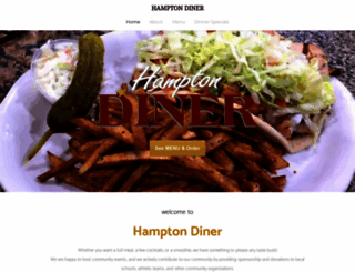 hamptondinernj.com screenshot