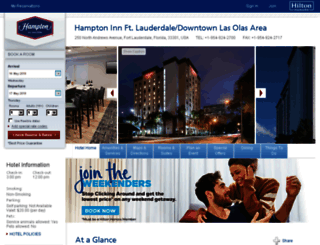hamptoninnftlauderdale.com screenshot