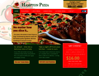 hamptonpizza.net screenshot
