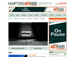hamptonsarthub.com screenshot