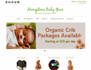 hamptonsbabygear.com screenshot