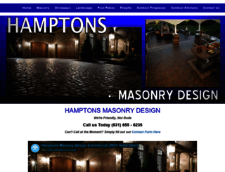 hamptonsmasonry.com screenshot