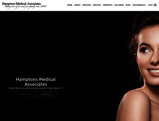 hamptonsmed.com screenshot