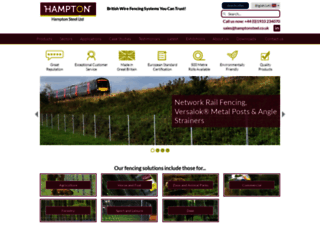 hamptonsteel.co.uk screenshot