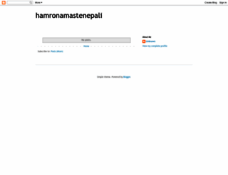 hamronamastenepali.blogspot.com screenshot