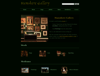 hamsheregallery.co.uk screenshot