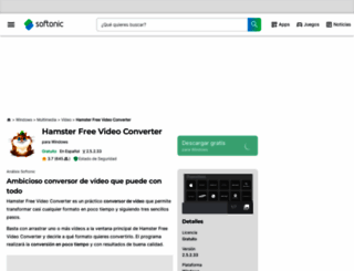 hamster-free-video-converter.softonic.com screenshot