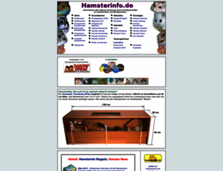 hamsterinfo.de screenshot