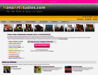 hanaartstudios.com screenshot