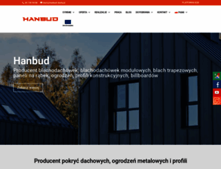 hanbud-dachy.pl screenshot