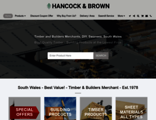 hancockandbrown.com screenshot