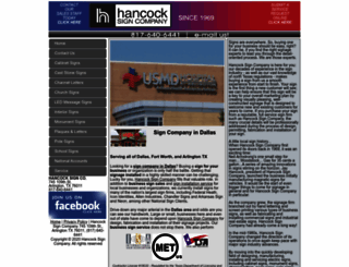 hancocksign.com screenshot