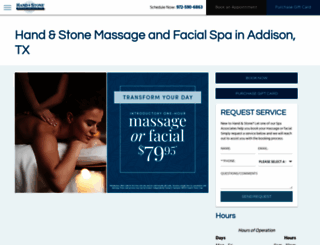handandstoneaddison.com screenshot