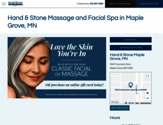 handandstonemaplegrove.com screenshot