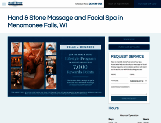 handandstonemenomoneefalls.com screenshot