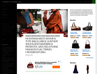 handbags.apparelique.com screenshot