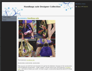 handbagssales.webs.com screenshot