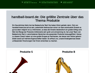 handball-board.de screenshot