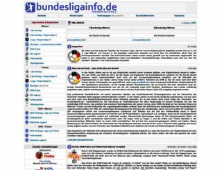 handball-statistik.de screenshot