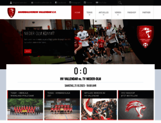 handball-vallendar.de screenshot