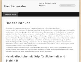 handballmaster.de screenshot
