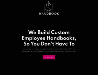 handbook-creator.com screenshot