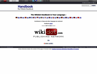 handbook.wikidot.com screenshot