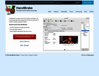 handbrake.fr screenshot