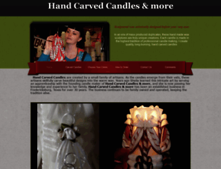 handcarvedcandlesfbg.com screenshot