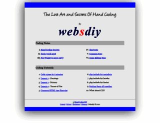 handcoding.websdiy.com screenshot