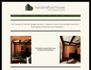 handcraftedhouse.com screenshot