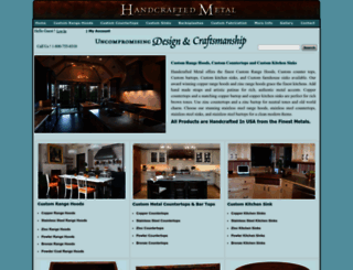 handcraftedmetal.com screenshot