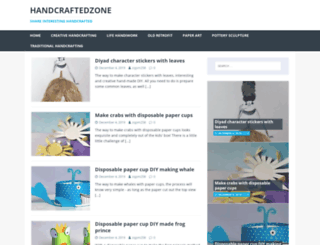 handcraftedzone.com screenshot