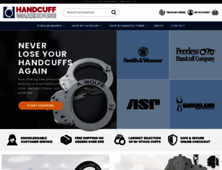 handcuff-warehouse.com screenshot