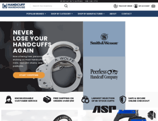 handcuffwarehouse.com screenshot