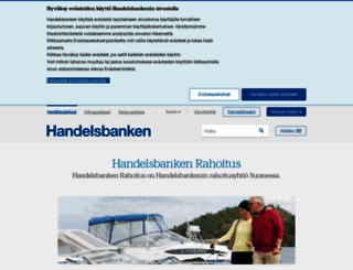 handelsbankenrahoitus.fi screenshot