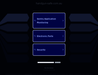 handgun-safe.com.au screenshot